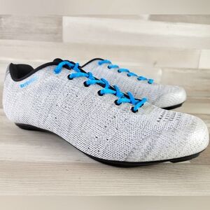Tommaso Pista Knit Women's Cycling Shoe in Grey/Blue Delta Size 43/11